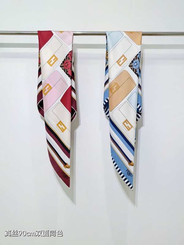 Fendi silk scarf hm04